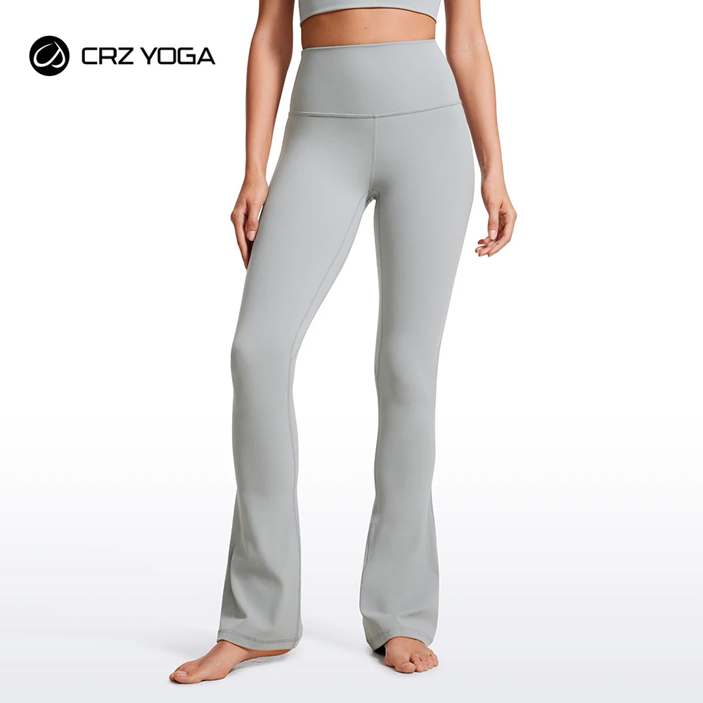 CRZ YOGA Butterluxe High Waist Mini Flared Leggings for Women 31.5\