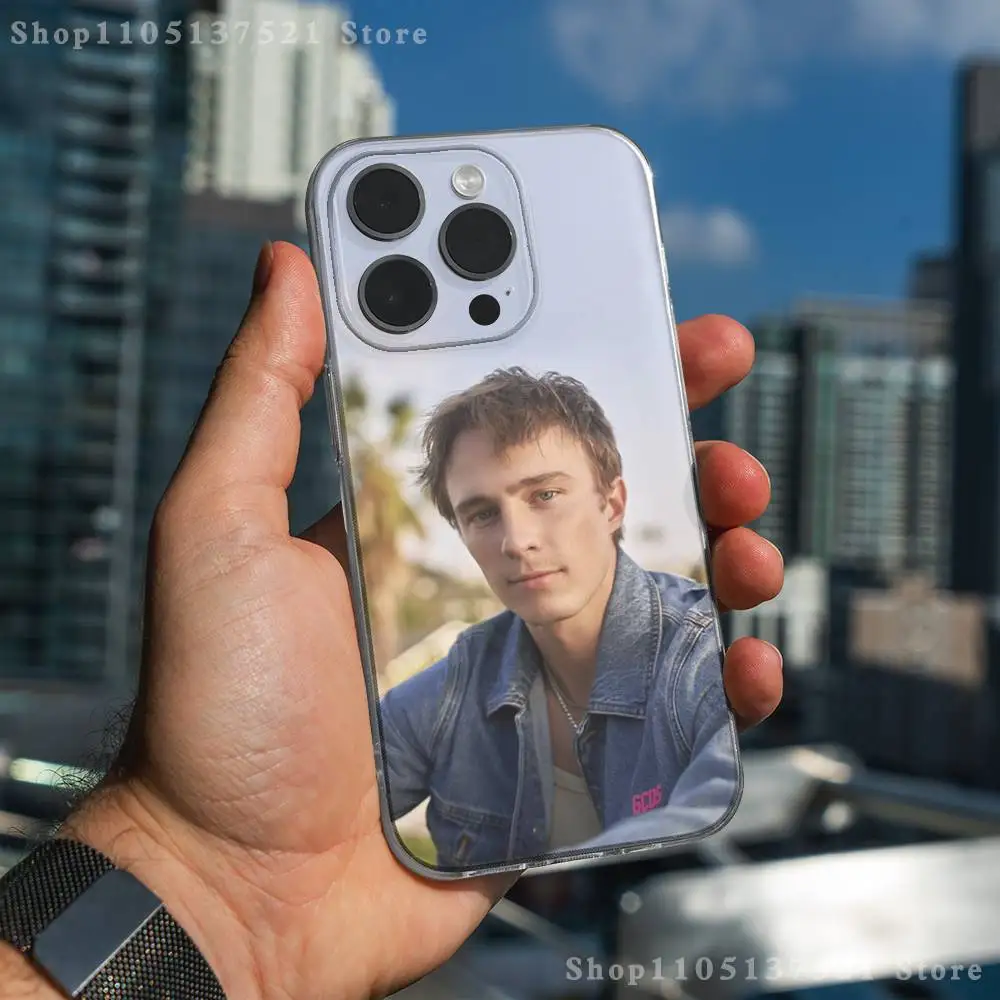 حافظة هاتف D-Drew S-Starkey الممثل لهاتف iPhone 17,16,15,14,13,12,11 Pro,Max,Plus,X,XS,XR,SE4,E غطاء ناعم شفاف صغير