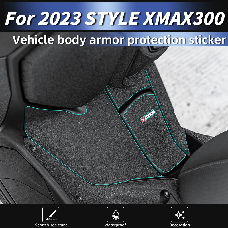 

For 2023-2024 Yamaha XMAX300 Thickened Body Armor Stickers Residue-Free Resistant Scratch-Resistant Wear-Proof Mod Kits