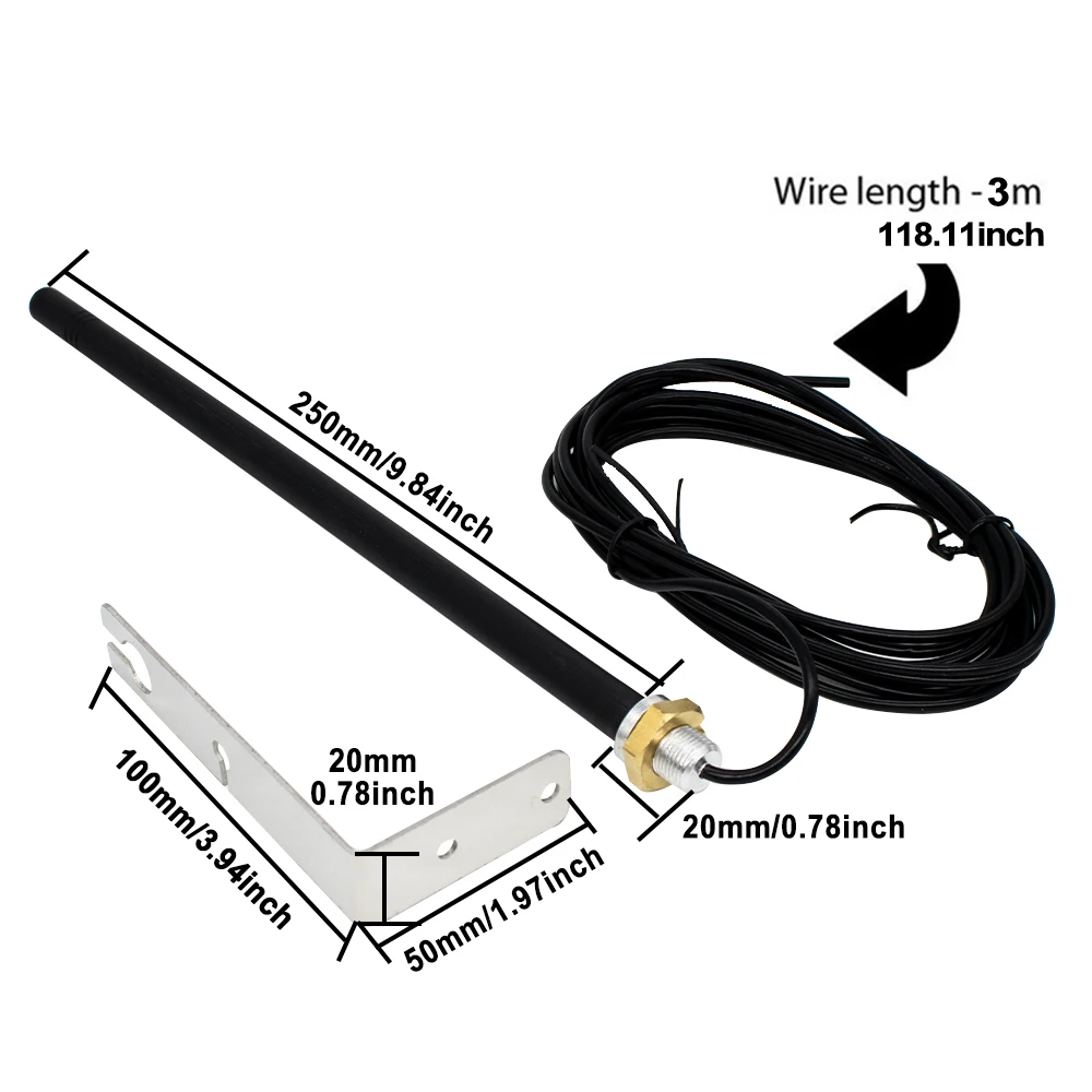 For Appliances Gate,Garage Door External Antenna. for 433.92MHZ Garage Remote Control 433 MHz Signal Antenna