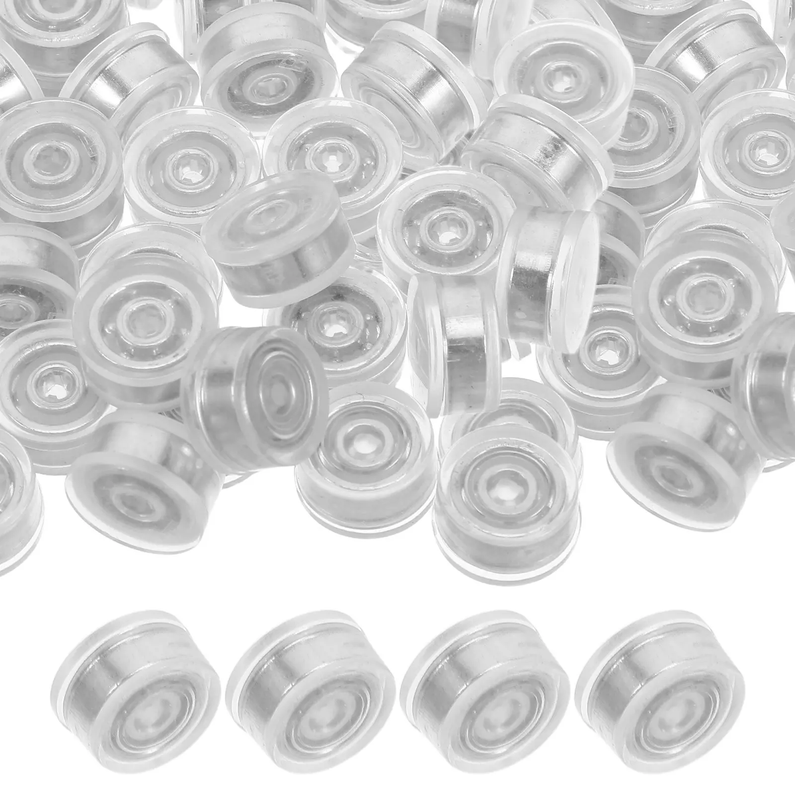 100Pcs Rotary Bearing Base Mini Ball Bearings Stable 360 Degree Swivel DIY Craft Rotation Windmill Jewelry Making Supply