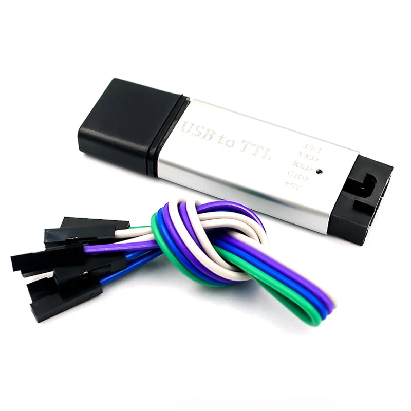 1PCS Aluminum shell CP2102 USB 2.0 to TTL UART Module 6Pin Serial Converter STC Replace FT232 Module support 5v/3.3v for arduino