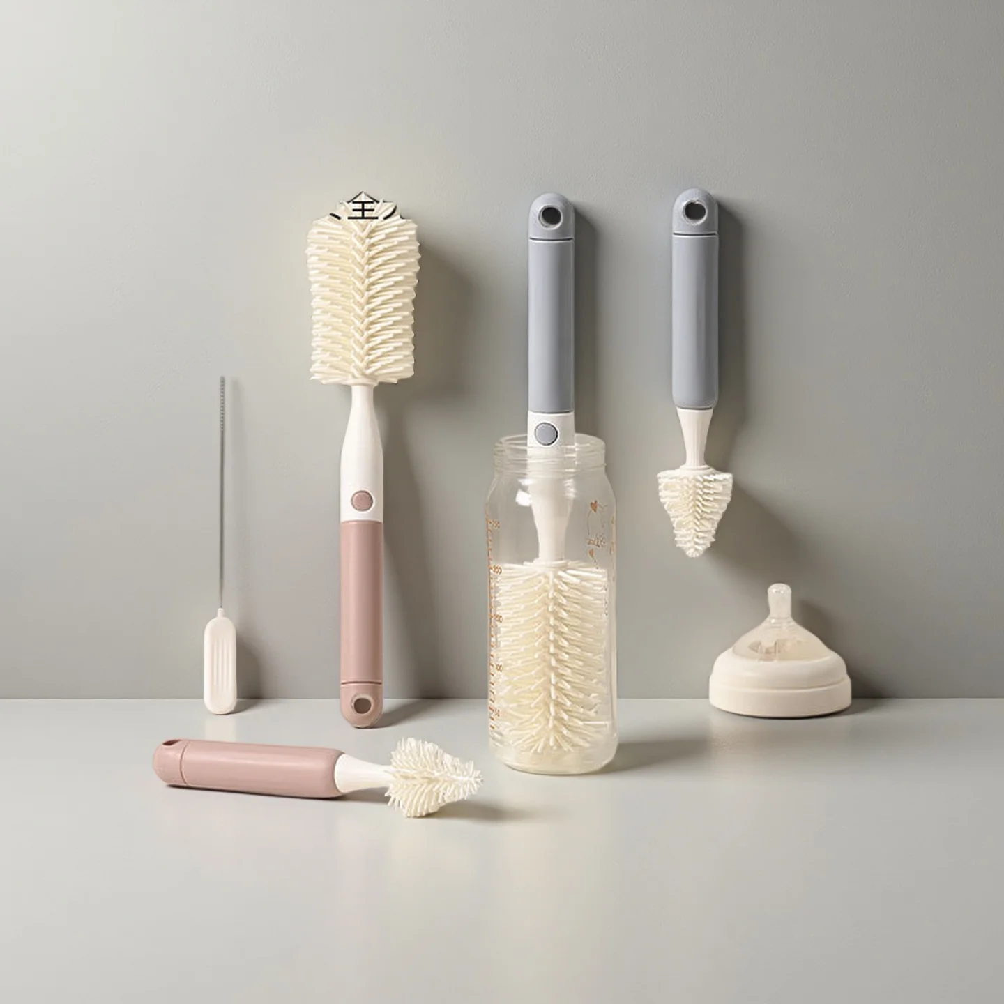 Commercial Kitchen Cleaning - Conjunto de 3 Escovas de Silicone