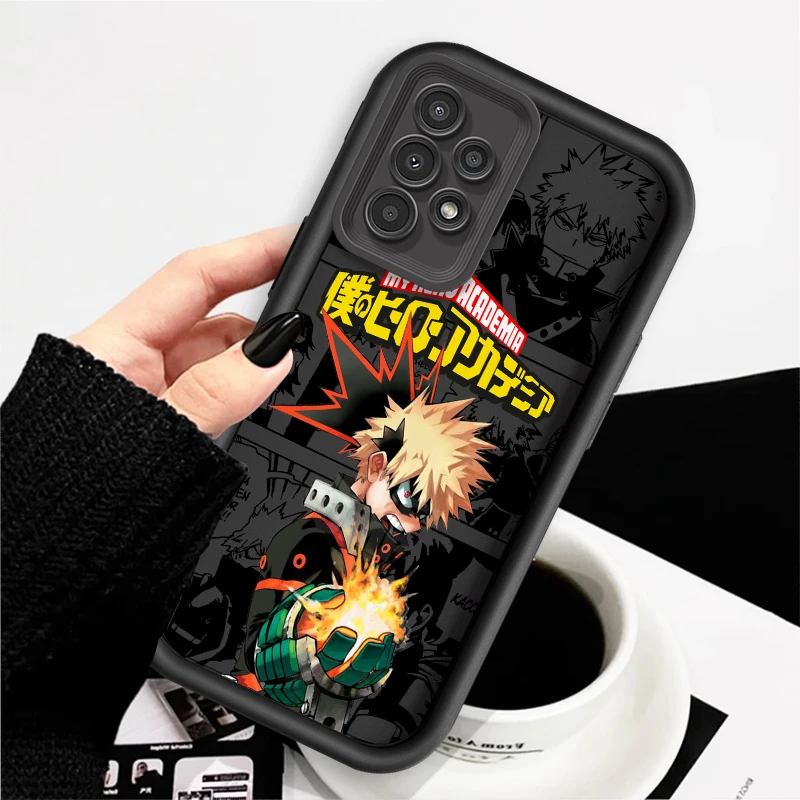 My Hero Academia Anime For Samsung A73 A71 A54 A53 A52 A51 A33 A32 A21S A14 A13 A12 A03 A04 A05 5G Eye Ladder Funda Phone Case