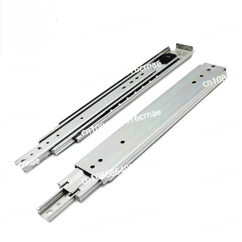 76mm Heavy Duty Ball Bearing Industrial Kitchen Furniture Truck Beds Drawer Slides Mechanism Telescopic Rails