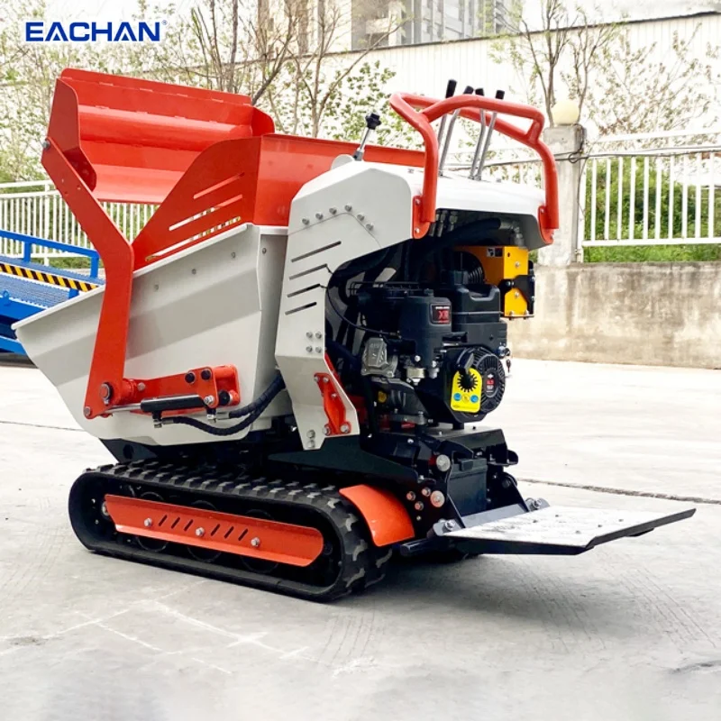 EACHAN Good Quality CE EPA Crawler Dumper Hydraulic Steering Crawler Dumper Engineering Road Machinery Dumper Truck Customized view 4