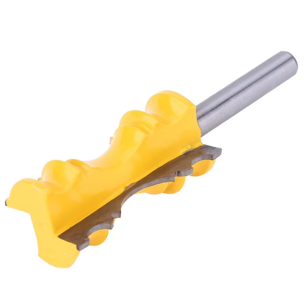 8mm / 0.31in Shank Chair Rail Molding Router Bit Milling Cutter Trimming Cutter Crown Molding Router Bit Forming Cutter