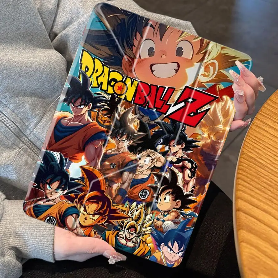 

Чехол для планшета с персонажами мультфильма Dragon Ball для iPad Mini 6 7 Pro 2025 Air 4 5 M3 M2 1 2 M4 11 дюймов Pro 11th 10th 9th 8th 7th