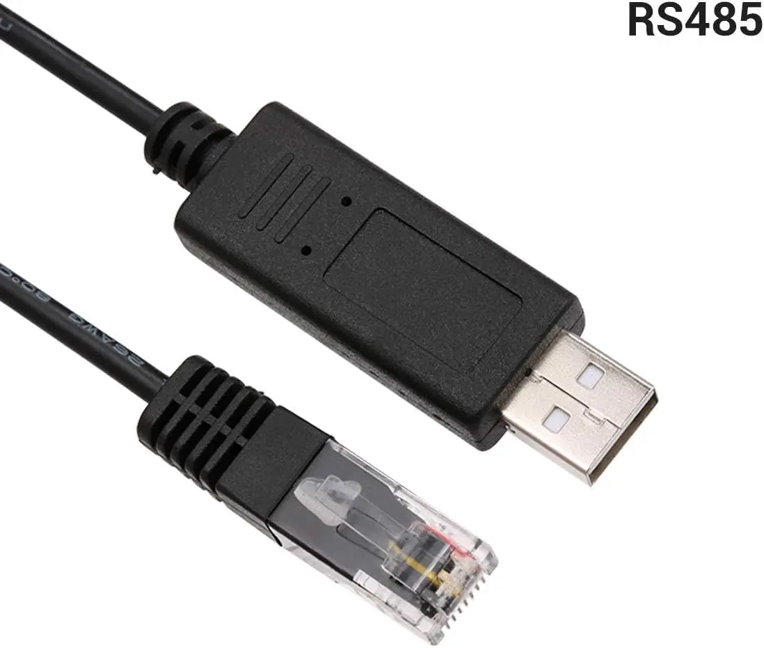 EPEVER USB to RS485 PC Communication Cable 1.5M for MPPT Solar Charge Controller with RJ45 Connector CC-USB-RS485-150U