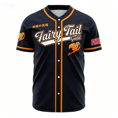 Summer Anime Baseball Jersey Series One-piece Quick Drying Short Sleeved Quick Drying Cardigan