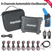 8-Channels Automotive Oscilloscope Hantek 1008C + 20 times attenuator HT201+Current probe CC65 +current clamp USB virtual