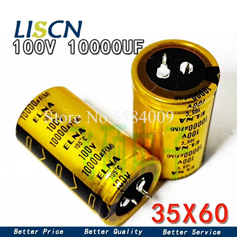 1PCS Fever audio amplifier filter capacitor 50V 63V 80V 100V 10000UF 15000UF 22000UF 35X50MM 35X60MM 35X70MM 35X80MM