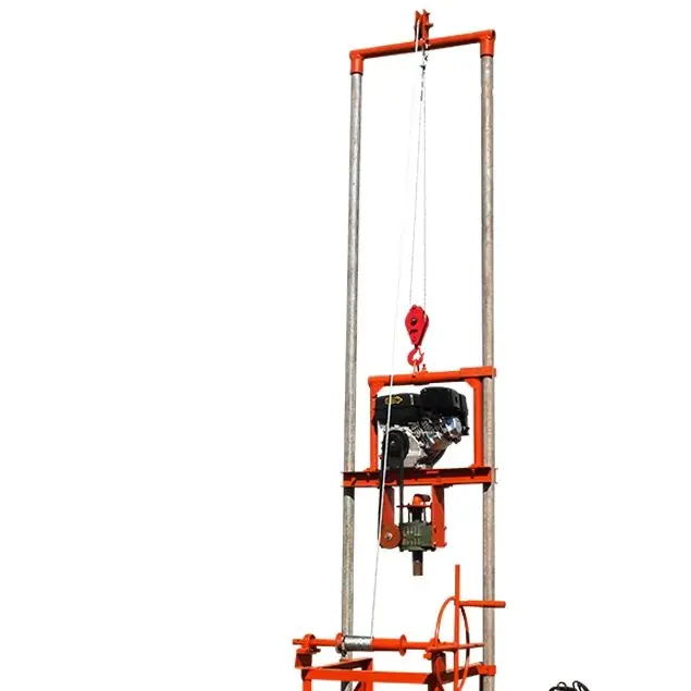 

Customized High Performance Hydraulic Water Well Drilling Rig 35HP Crawler Diesel Efficient Drilling 100m 180m Depth