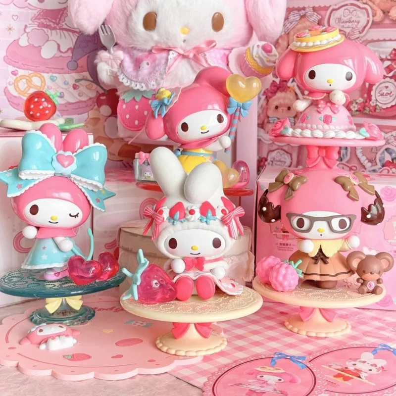 

Hot Sale Melody Afternoon Tea Series Blind Box Desktop Ornament Mysterious Box Cute Cartoon Handmade Girl Heart Doll Collection