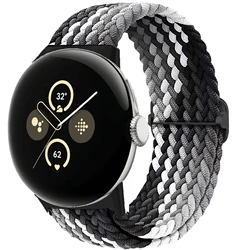 Braided Solo loop for Google pixel 2 band Accessories Smartwatch Elastic Adjustable Nylon band  belt bracelet Pixel Watch Strap