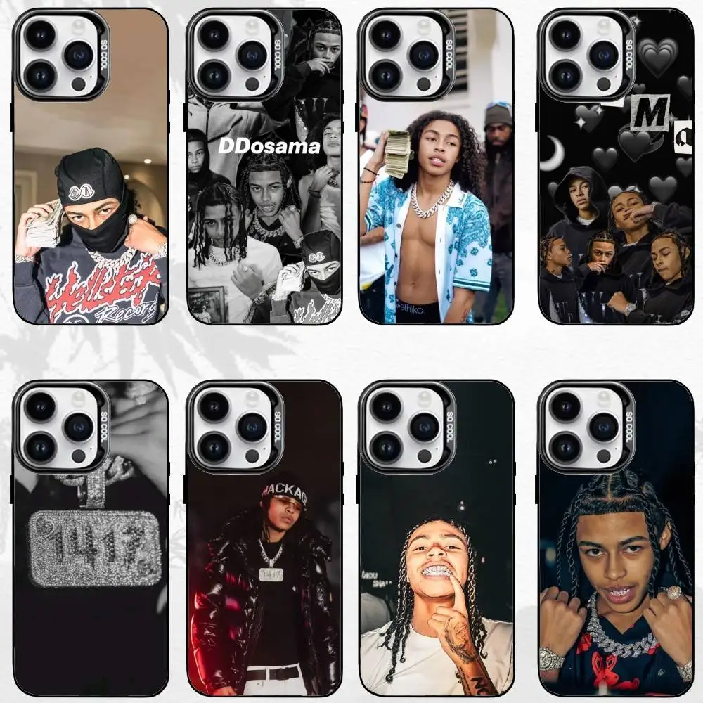 

D-DD O-Osama Rapper Phone Case For iPhone17,16,15,14,13,12,11 Plus,Pro Max Black Matte Shockproof Cover