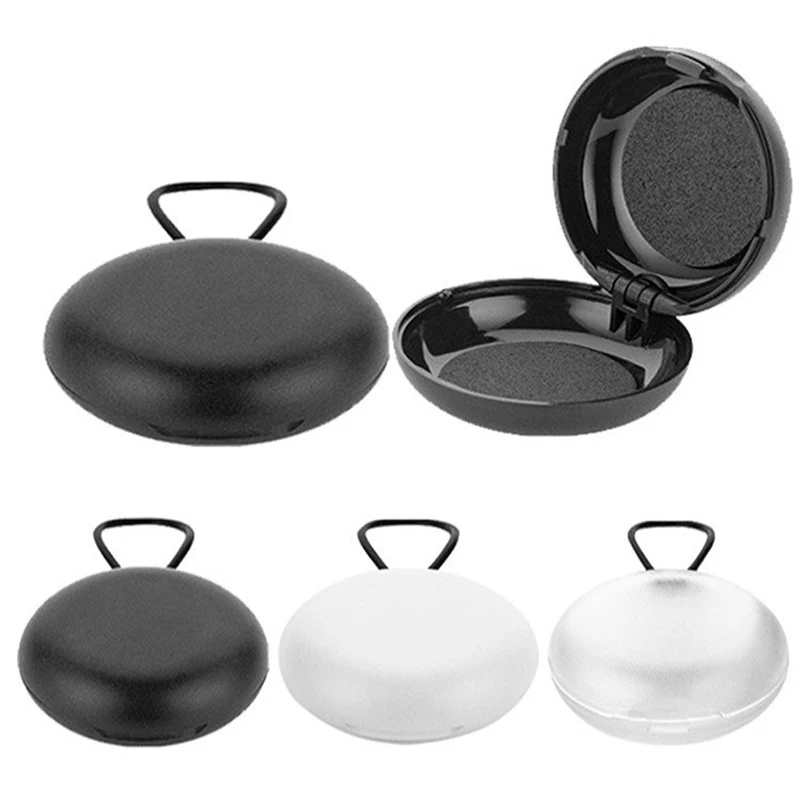 Round Soundproof Earplug Box Mini Portable Plastic Earplug Box Sleeping Earplug Craft Jewelry Earring Organizer