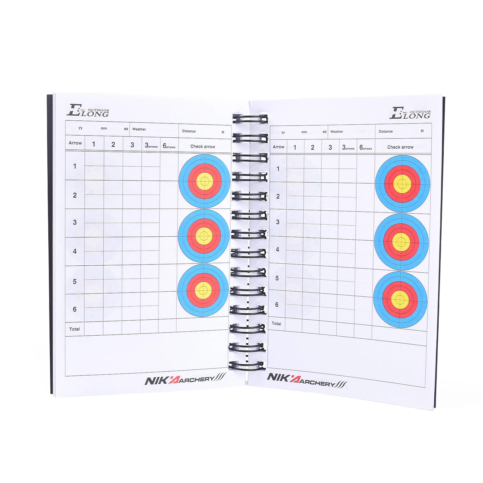 80 Sheets, Archery Score Sheets Log Notebook Fit for Daily  Archery Traing Practise, Score Record tools,Archery Accessices