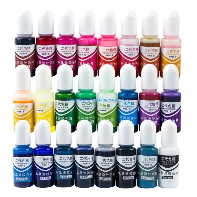 573B Concentrated Epoxy Resin Paint Dye 24 Colors Art Resin Pigment