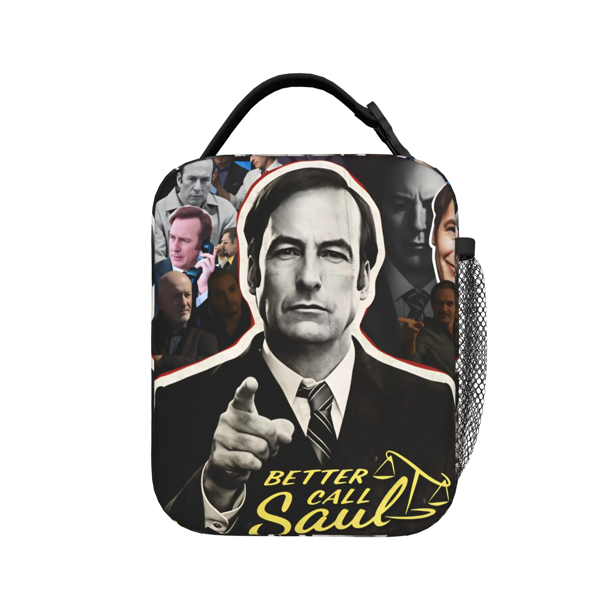 Better Call Saul Crime Television Lunch Bag Breaking Bad Retro Lunch Box School Portable Thermal Lunch Bags For UnisexCooler Bag