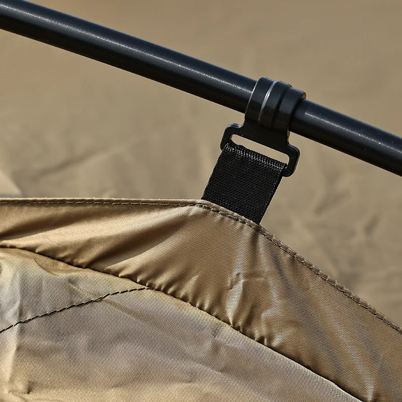 خيمة تخييم كروية محمولة بطبقة مزدوجة مقاومة للبعوض للحماية من الشمس لجميع المواسم تصميم مقاوم للمطر للمغامرات الخارجية #4