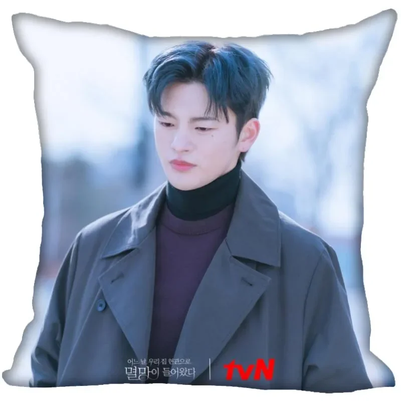 Nice Seo In Guk KPOP Pillow Case Home Decorative Fabric Pillows Cover New Year Accessories PillowCases 40X40,45X45cm 0824