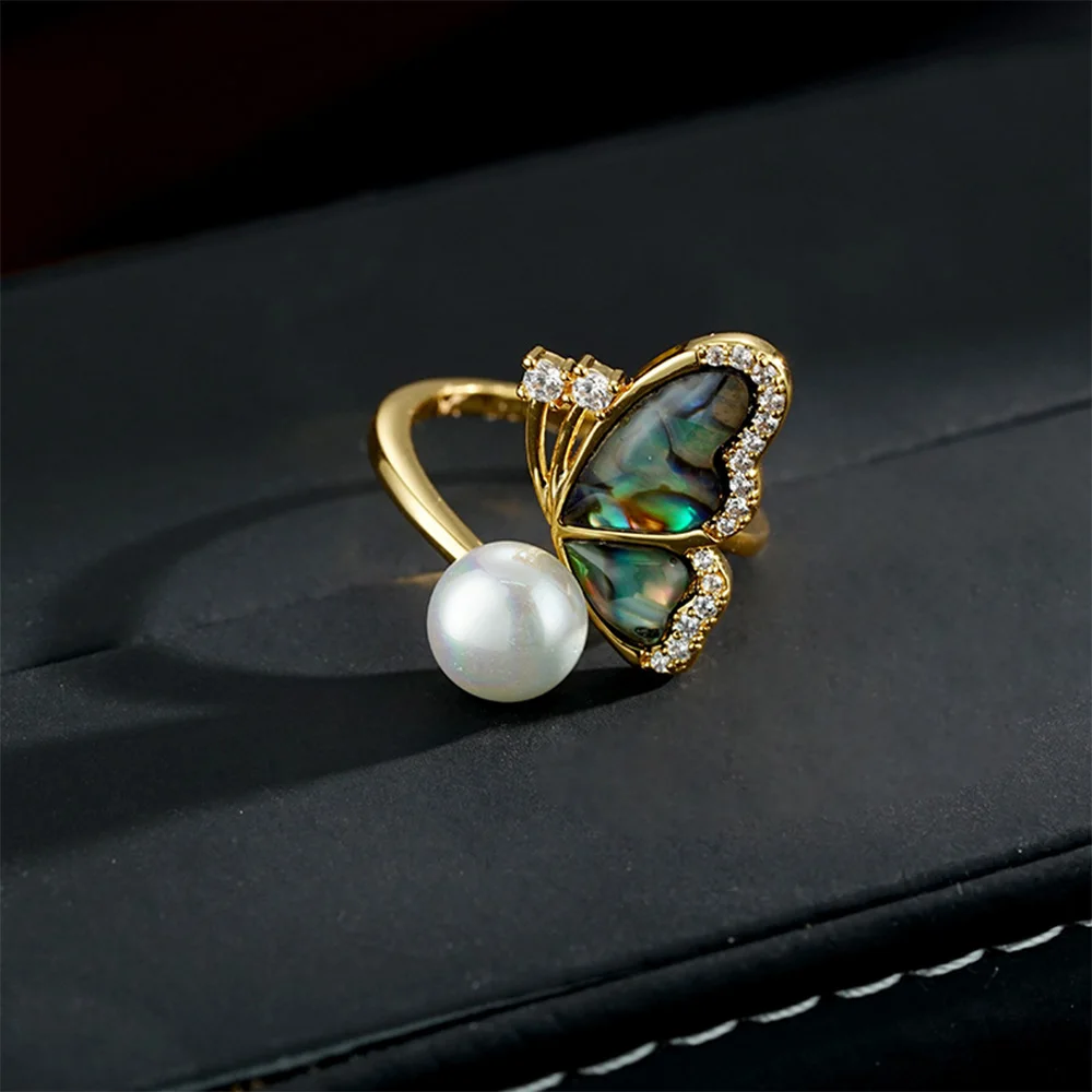 

Vintage fashion classic butterfly adjustable ring for women‘s girl party gift jewlry whosale