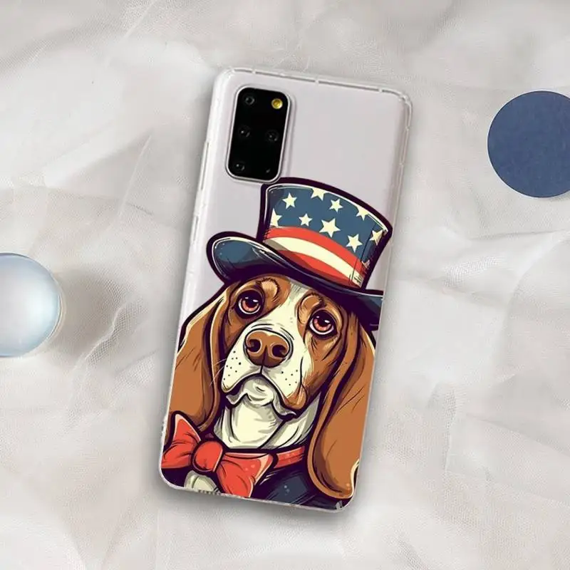 Beagle Dog Phone Case For Samsung S 20 21 22 23 for Redmi Note7 8 9 10 for Huawei P20 30 40 Clear Case