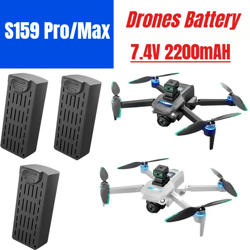 

7.4V 2200mAH S159 Pro/Max Drones Battery Propeller Lithium Battery for S159 Remote Control Drones Spare Parts