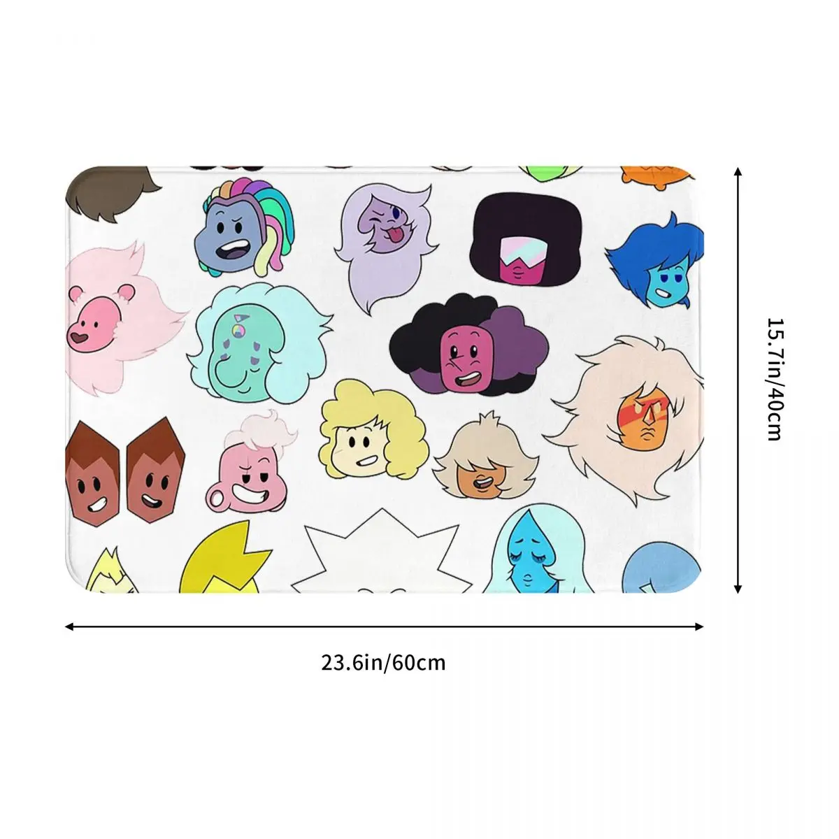 Steven Universe Heads Doormat Water oil proof Carpet Rug Kitchen Entrance Home Floor Mat for Bedroom Footpad Mats