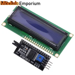 1602 16x2 HD44780 for Arduino Character 5V LCD Blue Screen 1602A IIC/I2C Serial PCF8574 Interface Adapter Plate Module DIY KIT