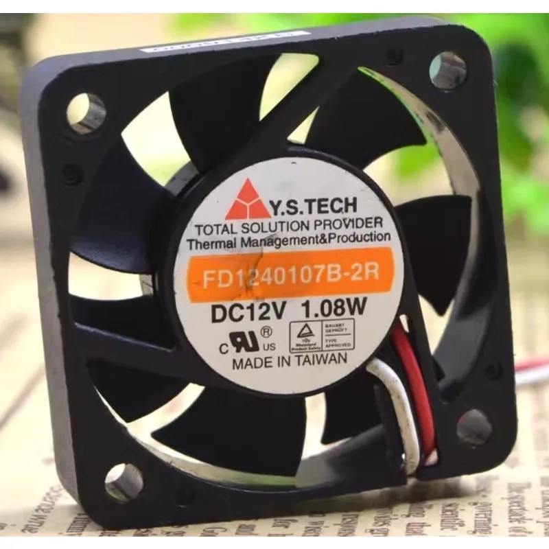 

New Cooler Fan for Y.S.TECH FD1240107B-2R 4010 12V 1.08W 4cm Double Ball Cooling Fan 40 * 40 * 10MM