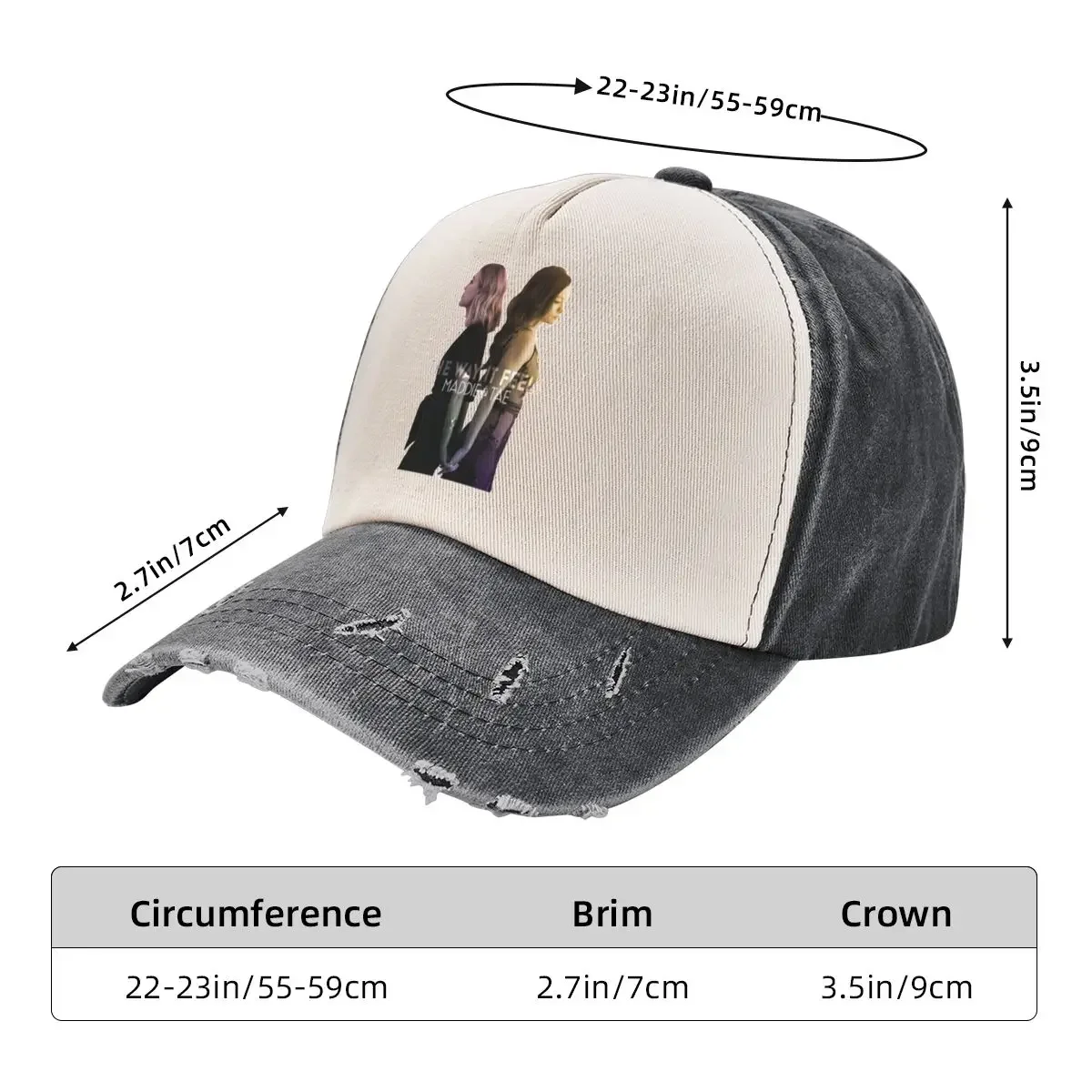 Maddie And Tae The Way It Feels Sticker Baseball Cap Snapback Cap sailor cap for men Kids Hat Beach Outing Girl'S Hats Men's
