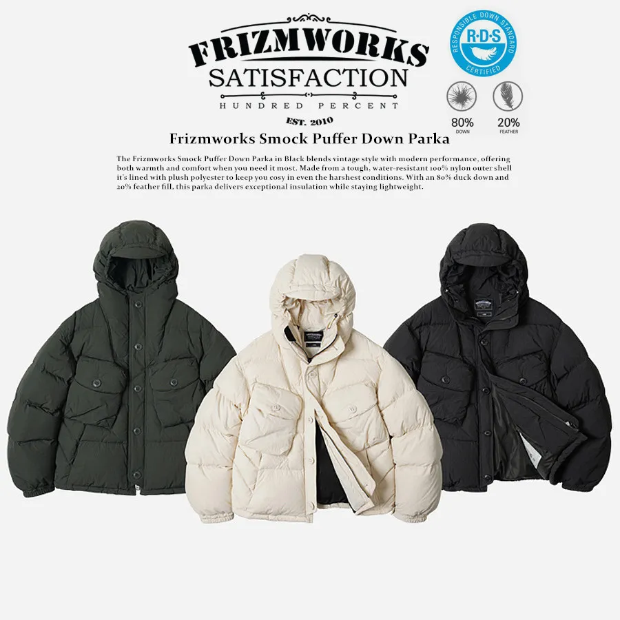 

FRIZMWORKS водонепроницаемый пуховик с несколькими сумками 80/20