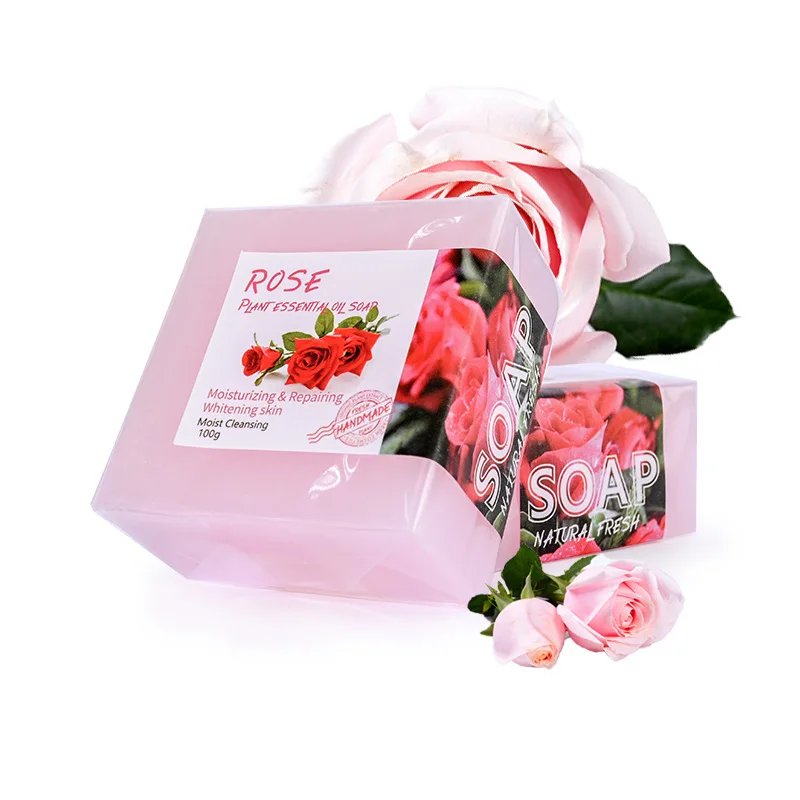 

Natural Goat Milk Silk Wormwood Soap with Aloe Ginseng Ginger Papaya Strawberry Lemon Facial & Bath Natural Soap