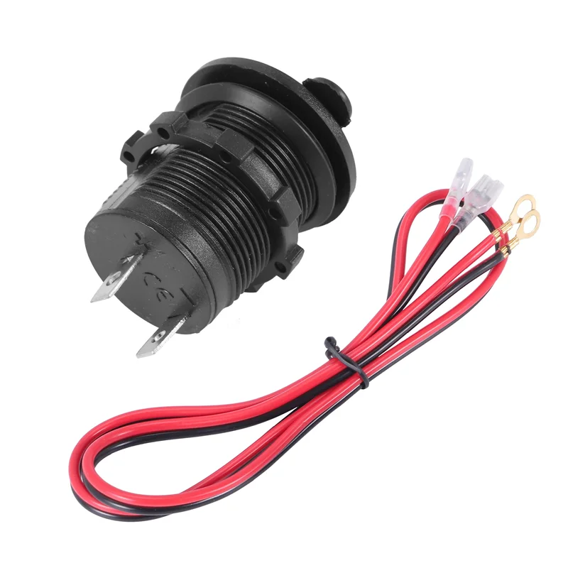 

ABNF! Автомобильная розетка прикуривателя, водонепроницаемая розетка прикуривателя 12 В для лодки, мотоцикла, грузовика, гольфа, квадроцикла, автофургона