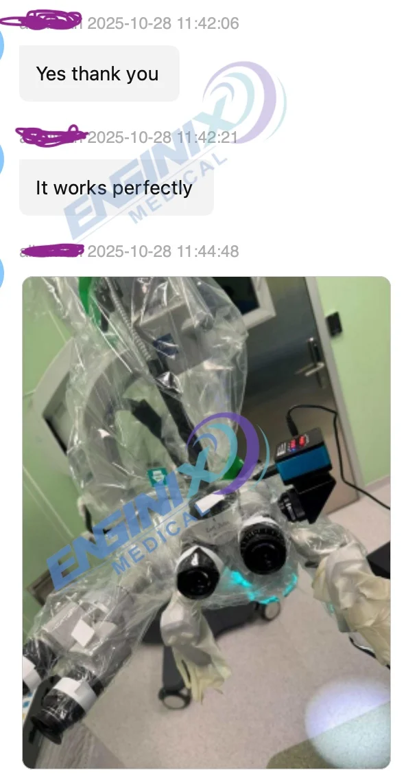 Sistema de grabación de video 4K para microscopios Moller Wedel Hi-r 900 para lámparas de hendidura, microscopios quirúrgicos, endoscopios.