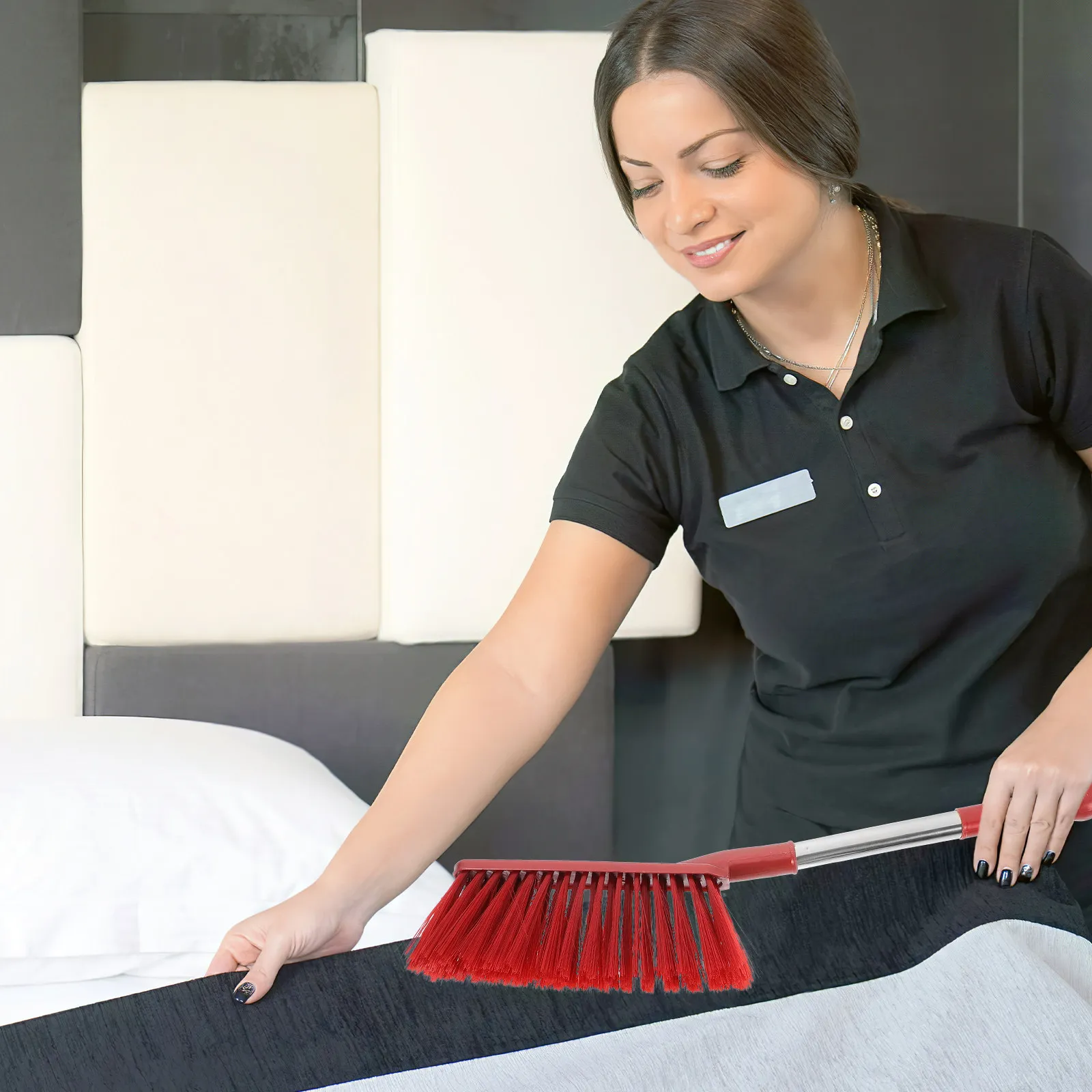 2Pcs Dust Brush Hand Broom Lightweight Compact Cleaning Brush for Bed Car Sofa Upholstery Kitchen Bench Dusting Soft Bristles