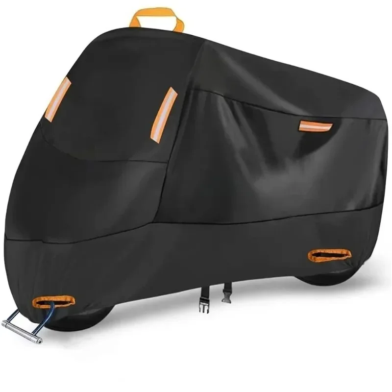 

1 шт. чехол для мотоцикла, дождевик с посеребренным покрытием 210D, автомобильная одежда, солнцезащитный и пылезащитный, аксессуары для мотоциклов