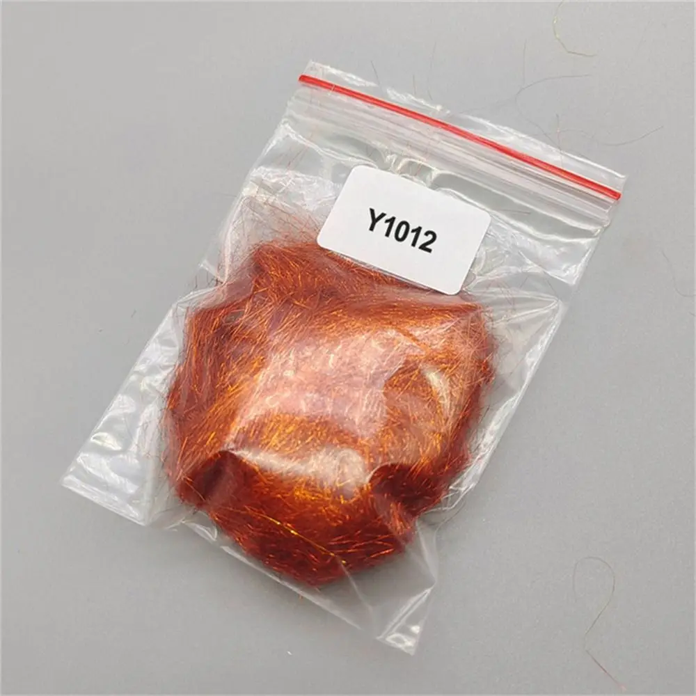 

DIY Synthetic Fibers Ice Dubbing Baitfish Streamer Fly Tying Material Ice Wing Thin Flash Scud Dub Salterwater