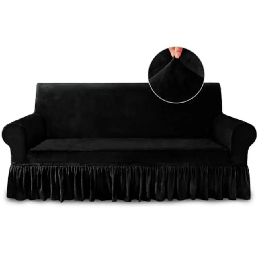 

Sofa Cover Super Soft 1-Piece Sofa Slipcover for Sofas Stretch Universal Spandex Couch Covers for Living Room Easy Fit Washable