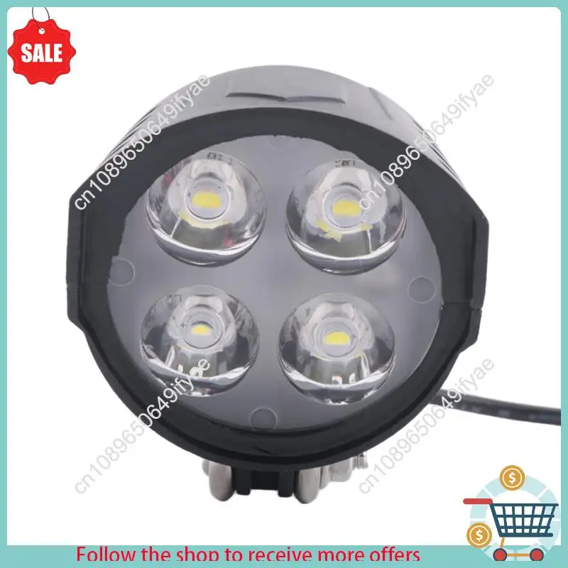 

Y67A-36V-60V фара для электронного велосипеда, светодиодная передняя лампа для скутера, электрический велосипед, мотоцикл, водонепроницаемый звуковой сигнал, набор фар