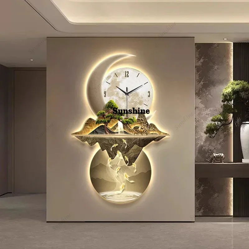 

Aesthetic Minimalist Wall Clocks Nordic Restaurant Xenomorph Fashion Wall Watch Big Size Living Room Reloj De Pared Home Decor