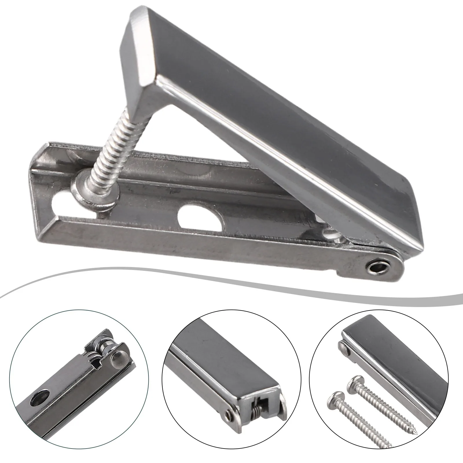 RV Baggage Door Catch Square Stainless Steel Material Designed For Structural Integrity And Functional Dependability