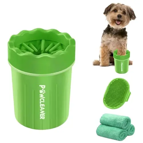 New Sustainable Durable Drop-Resistant Pet Foot Brush Cleaner Cup Quick Rubber and Plastic Cup for Dog Walking and Washing