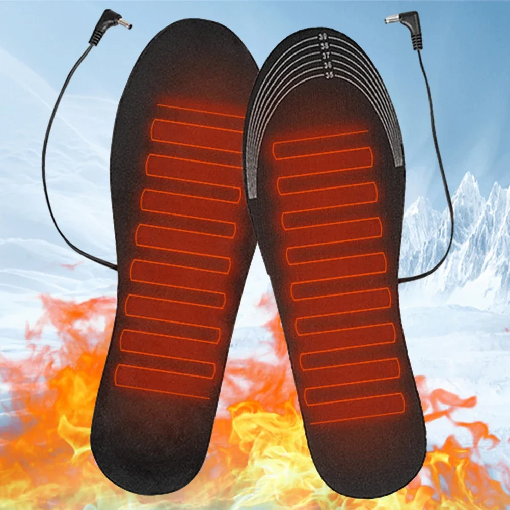 

Electric Heated Insoles Comfortable Sports Heating Insoles Lightweight 3 Heating Levels for Winter Fishing Hiking Camping