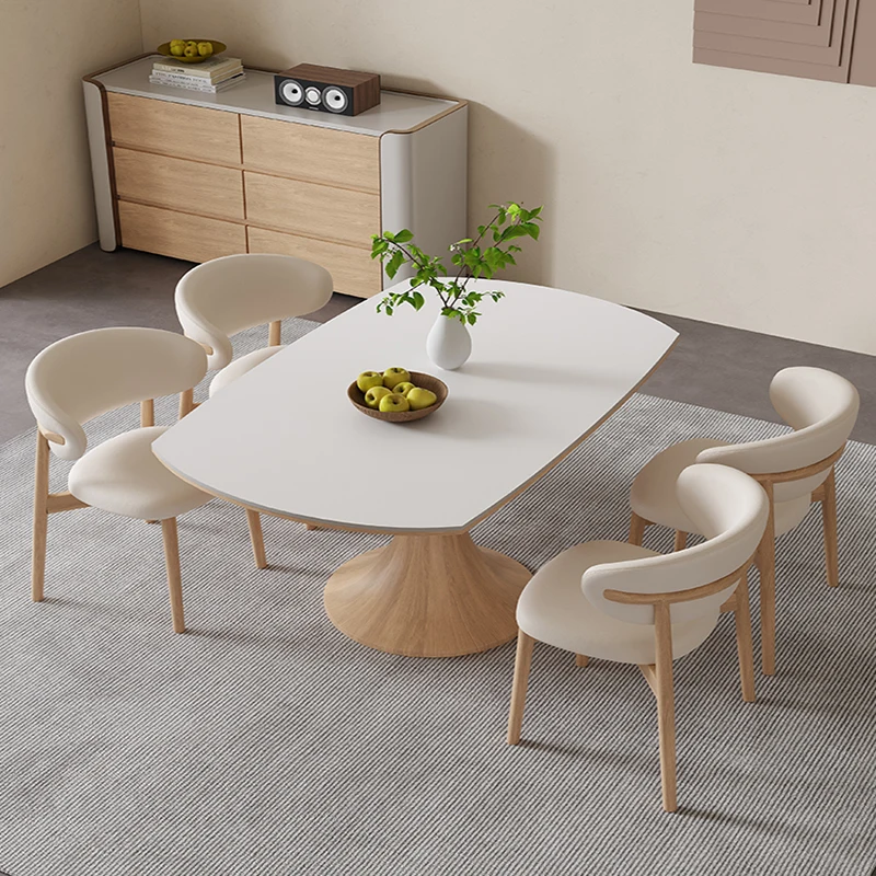 

Круглый обеденный стол, роскошные выдвижные деревянные стулья для столовой, наборы мебели, набор НОКов для завтрака, современная мебель для гостиной, столы