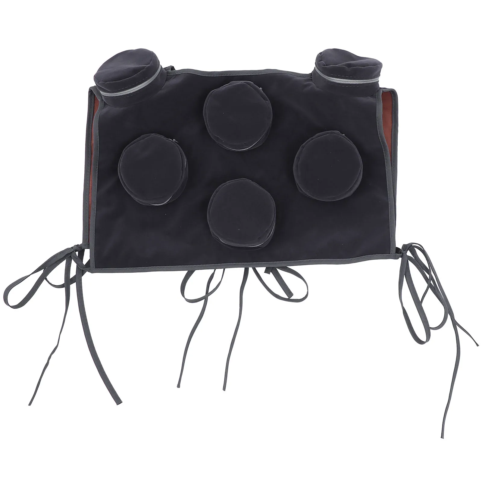 

Moxibustion Clothing Moxa Cover Lightweight Durable High Temp Resistance Protective Black Easy to Carry Home Salon Use Massage