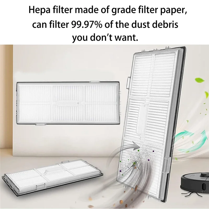 M17K-21PCS запасные части для робота-пылесоса Roborock S8 Pro Ultra, двойная основная щетка, боковая щетка, фильтр Hepa