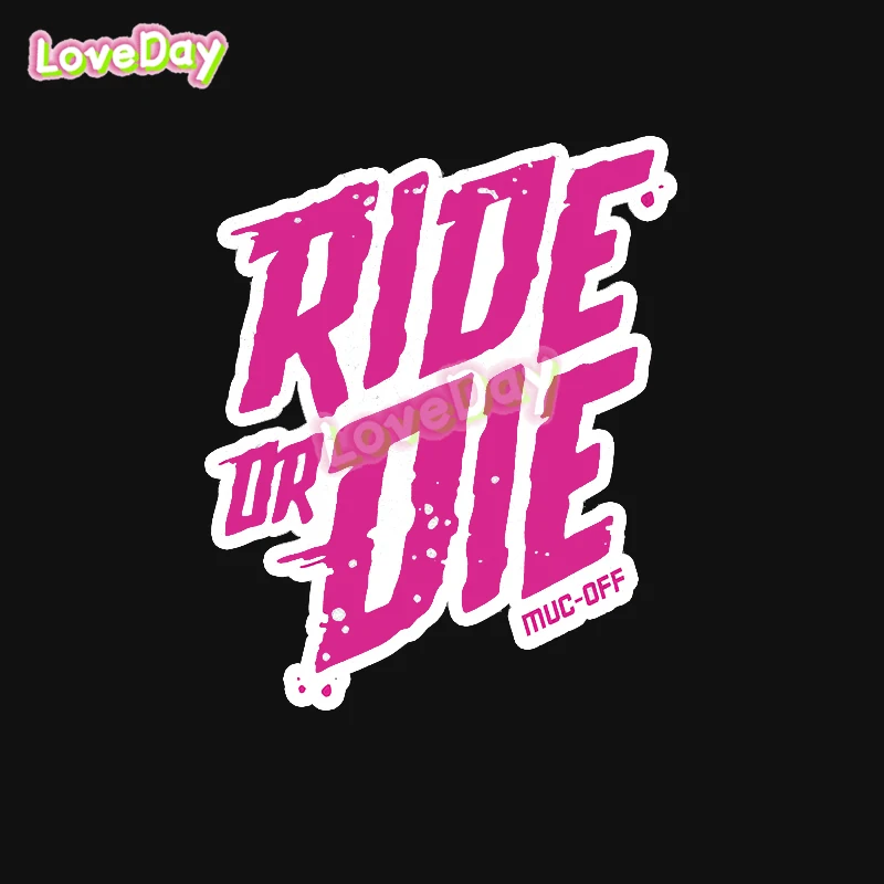 RIDE OR DIE Bicycle Stickers Muc-Off Logo Bike Frame Top Tube Seat Tube Stickers Vinyl MTB Road Bicycle Decorative Decals - Image 5